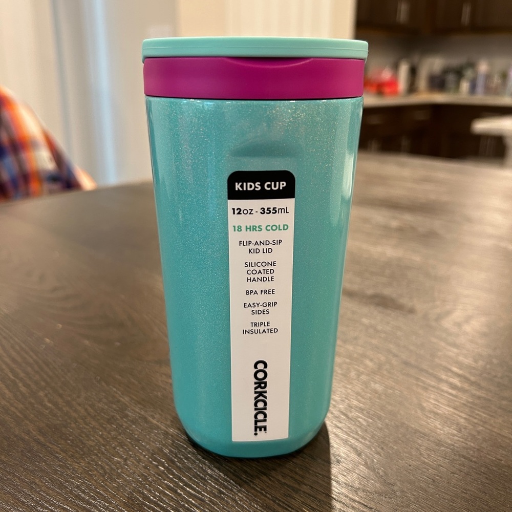 NWT 12oz Corkcicle Kids Cup - Mermaid